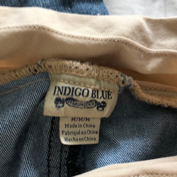 Indigo Blue M Maternity Jeans - Picture 2 of 3